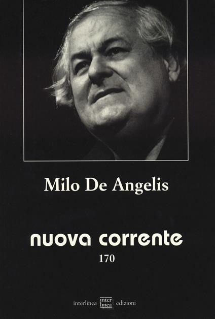 Nuova corrente (2022). Vol. 170: Milo De Angelis - copertina