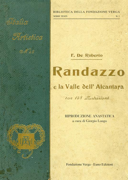 Randazzo e la Valle dell'Alcantara - Federico De Roberto - copertina