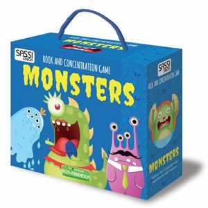 Monsters. Book and concentration game. Con gadget