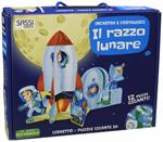 Il razzo lunare. Incastra e costruisci. Libro puzzle