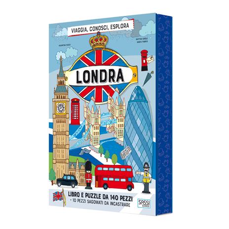 Londra. Viaggia, conosci, esplora. Ediz. a colori. Con puzzle - Valentina Facci - copertina