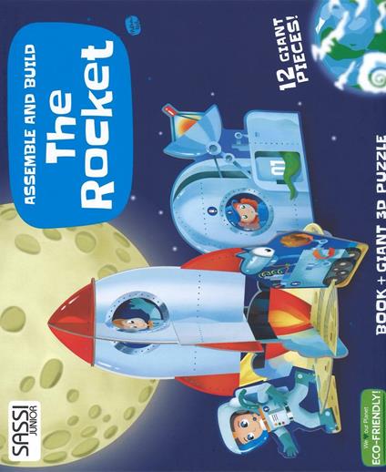 The rocket. Assemble and build. Libro puzzle - Mathew Neil - copertina