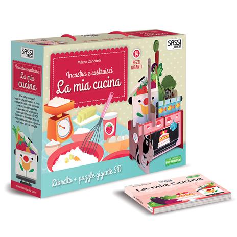 La mia cucina. Incastra e costruisci. Libro puzzle - Milena Zanotelli - 2