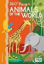 Animals of the world. Pop-up 360°. Ediz. a colori