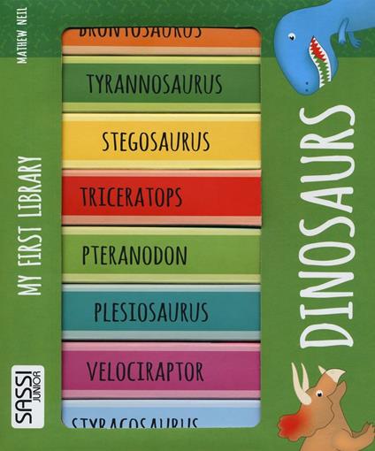 Dinosaurs. My first library. Ediz. illustrata - Mathew Neil - copertina