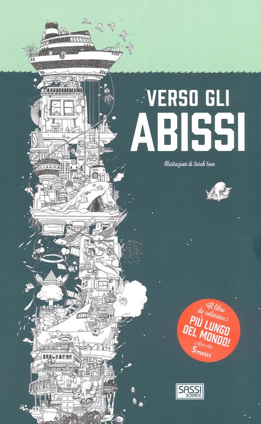 Verso gli abissi. Libro da colorare. Ediz. illustrata - Sarah Yoon - copertina