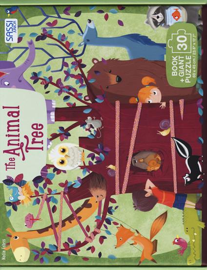 The animal tree. Con puzzle - Nadia Fabris - copertina