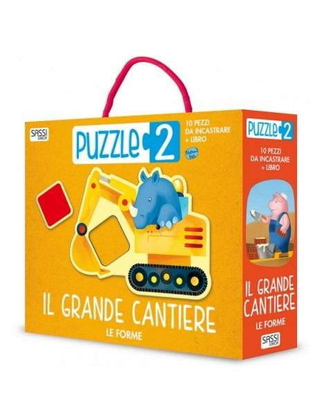 Le forme. Il grande cantiere. Puzzle 2. Ediz. a colori. Con puzzle - Mathew Neil - copertina