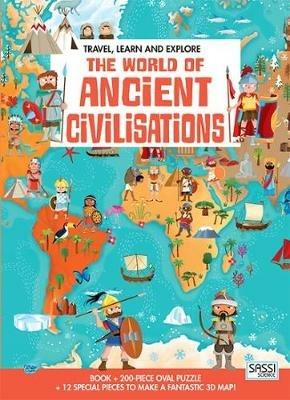 The world of ancient civilizations. Travel, learn and explore. Ediz. a colori. Con puzzle - Matteo Gaule,Irena Trevisan - copertina