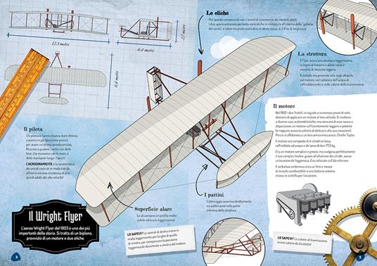 I fratelli Wright. Il Flyer del 1903. Scienziati e inventori. Ediz. a colori. Con gadget - Alberto Borgo,Ester Tomè - 4