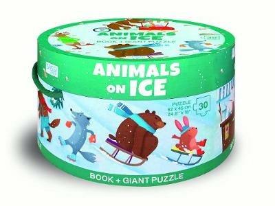 Animals on ice. Ediz. a colori. Con puzzle: puzzle - Matteo Gaule,Ester Tomè - copertina