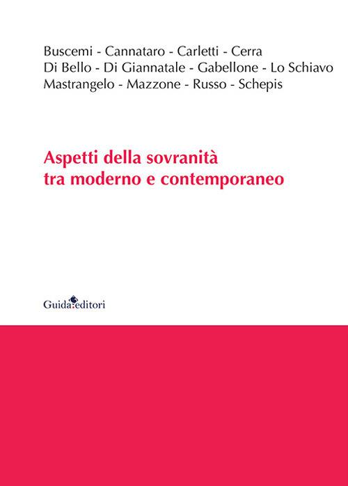 Aspetti della sovranità tra moderno e contemporaneo - copertina