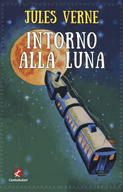 Intorno alla luna - Jules Verne - copertina