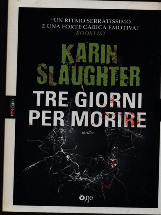 Tre giorni per morire - Karin Slaughter - copertina