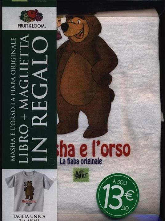 Masha e Orso. La fiaba originale 3-4 anni. Ediz. illustrata. Con T-shirt - copertina