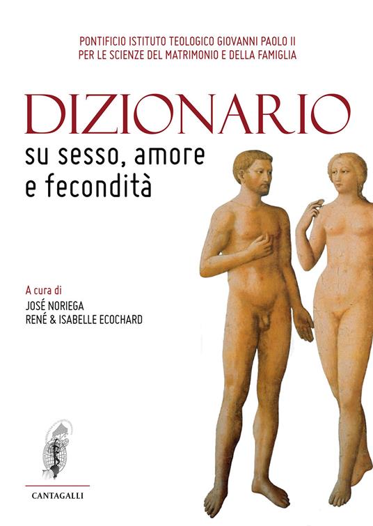 Dizionario su sesso, amore e fecondità - copertina