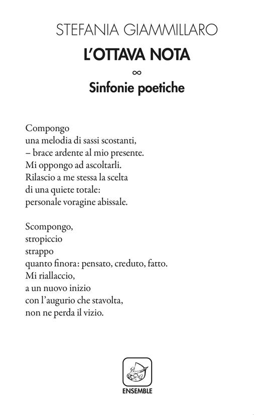 L' ottava nota. Sinfonie poetiche - Stefania Giammillaro - copertina