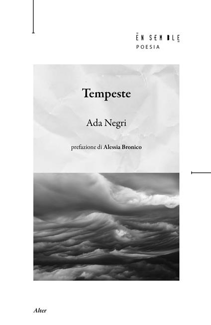 Tempeste - Ada Negri - copertina