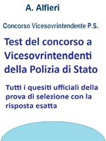 Test concorso vicesovrintendente ps - quiz ufficiali con risposta esatta