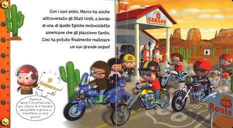 Le moto. Oggi guido io. Libro puzzle. Ediz. illustrata - 2