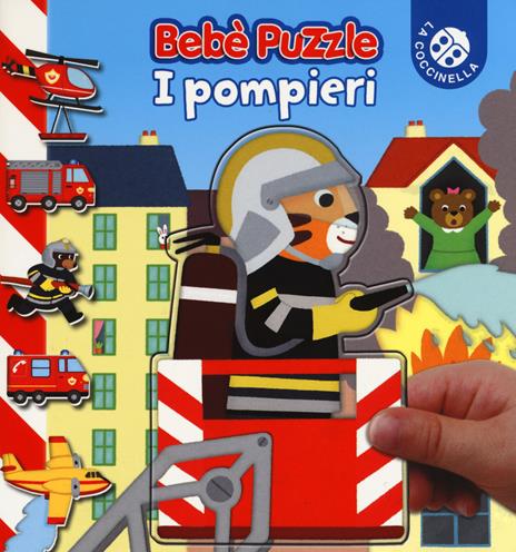 I pompieri. Bebè puzzle. Ediz. a colori - Jacques Beaumont,Mélusine Allirol - copertina