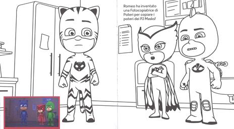 Disegno dei PJ Masks superpigiamini da colorare