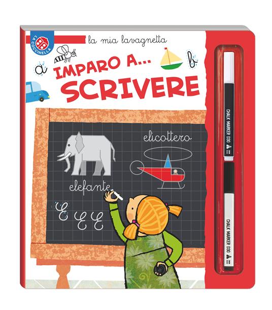 Imparo a scrivere. Ediz. a colori. Con 2 pennarelli - Francesca Crovara,Carlo Alberto Michelini - 4