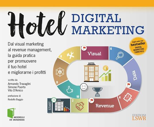 Hotel digital marketing. Dal visual marketing al revenue management, la guida pratica per promuovere il tuo hotel e migliorarne i profitti - Armando Travaglini,Simone Puorto,Vito D'Amico - copertina