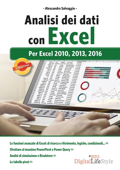 Analisi dei dati con Excel. Per Excel 2010, 2013, 2016 - Alessandra Salvaggio - copertina