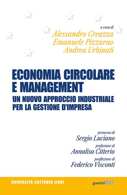 Economia circolare e management. Un nuovo approccio industriale per la gestione d'impresa - copertina
