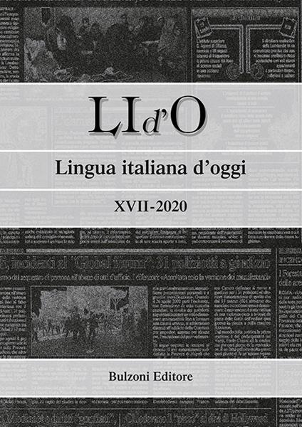 LI d'O. Lingua italiana d'oggi (2020). Vol. 17 - copertina