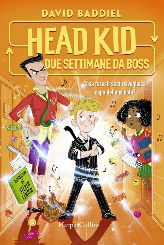 Head Kid. Due settimane da boss - David Baddiel - copertina