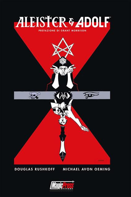 Aleister e Adolf - Douglas Rushkoff,Michael Avon Oeming - copertina