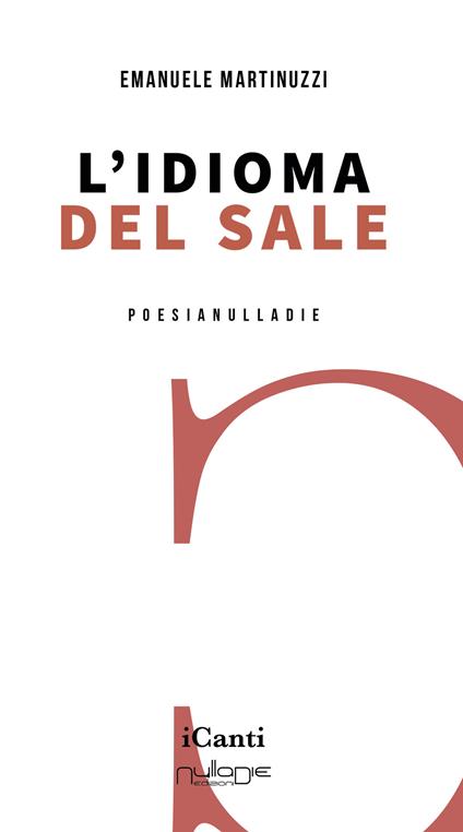 L' idioma del sale - Emanuele Martinuzzi - copertina