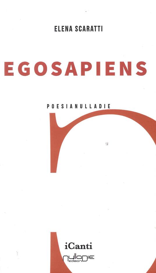 Egosapiens - Elena Scaratti - copertina