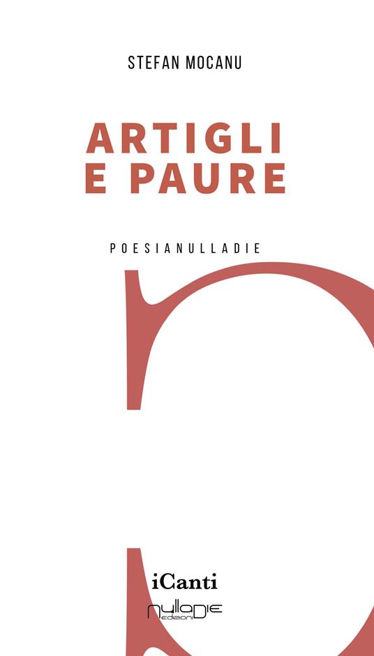 Artigli e paure - Stefan Mocanu - copertina