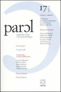 Parol. Quaderni d'arte e di epistemologia (2003-2004). Vol. 17 - copertina