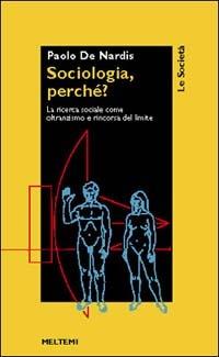 Sociologia del limite - Paolo De Nardis - copertina