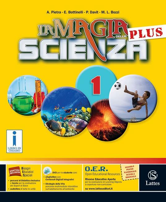  La magia della scienza plus. Mi preparo-Quaderno competenze-Tavole illustrate-Quaderno competenze. Con DVD-ROM. Con e-book. Con espansione online. Vol. 1