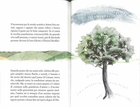 L' uomo che piantava gli alberi - Jean Giono - Libro - Salani - Illustrati