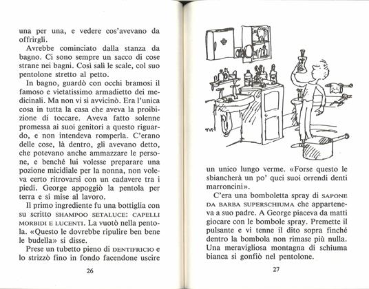 Roald DAHL - LA MAGICA MEDICINA Salani Gl'Istrici/39 Libro 2010 illustrato  Blake