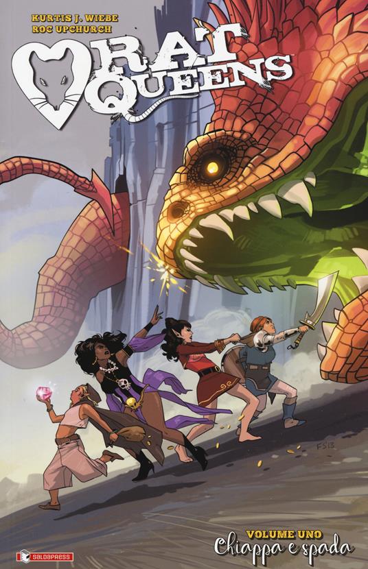 Rat Queens. Vol. 1: Chiappa e spada - Kurtis Wiebe - copertina