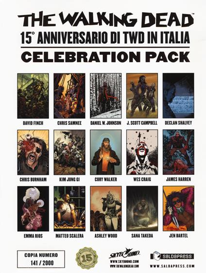 The walking dead. 15 anniversario celebration pack - Robert Kirkman,Charlie Adlard,Cliff Rathburn - copertina