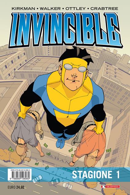 Invincible. Stagione 1 - Robert Kirkman,Cory Walker,Ryan Ottley - copertina