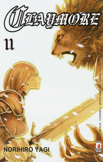 Claymore. Vol. 11 - Norihiro Yagi - copertina