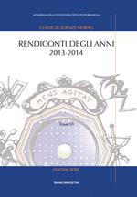 Rendiconti. Vol. 6: Anni 2013-2014.
