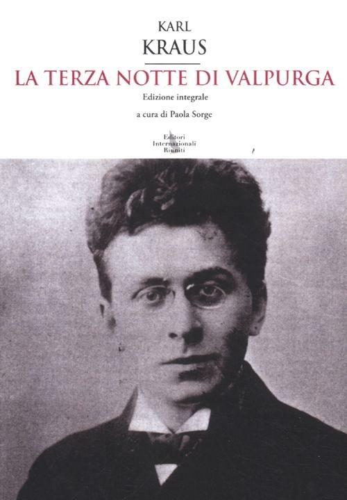 La terza notte di Valpurga - Karl Kraus - copertina