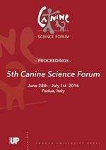 5th canine science forum. Proceedings (Padova, 28 giugno-21 luglio 2016)