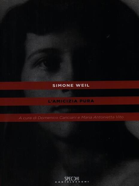 L'amicizia pura - Simone Weil - copertina