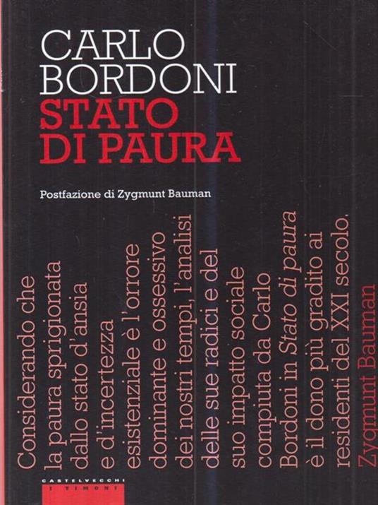 Stato di paura - Carlo Bordoni - 2